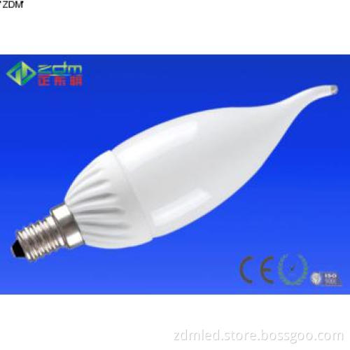 Ceramic LED Candle Bulb 2W SMD3629 LED E14 E26 E27 Base
